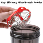 3-Layer Protein Shaker Bottle – Large Capacity Mixer Cup for Gym Fitness