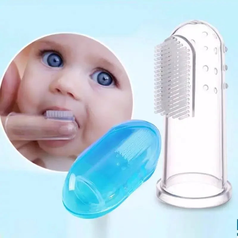 Silicone Finger Toothbrush – Soft Pet Dental Tool for Cat and Dog Teeth Care
