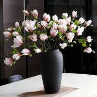 Artificial Silk Magnolia Flower – Realistic Floral Decor for Wedding Garden