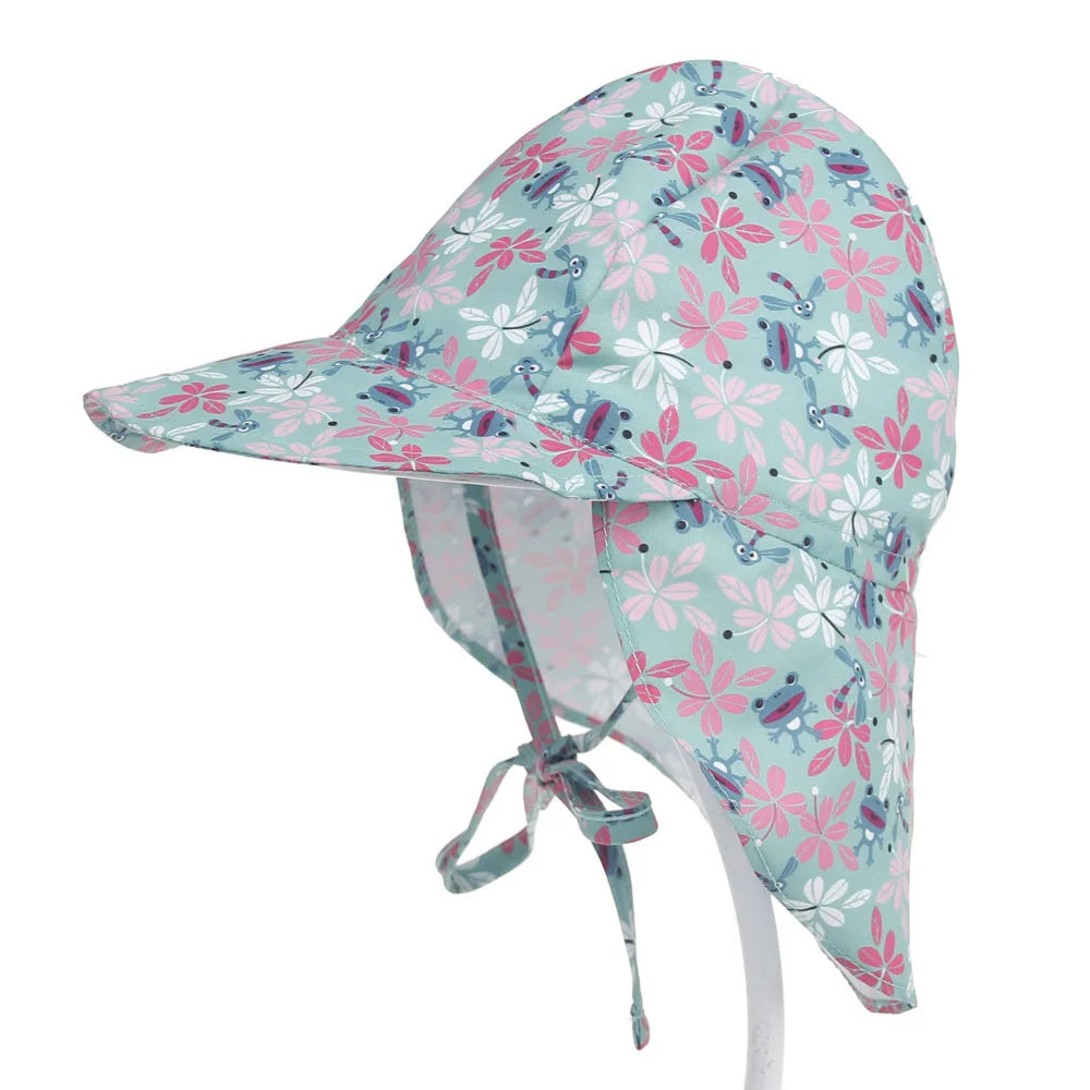 Adjustable Kids Bucket Hat – UV Protection Quick-Dry Cap for Beach Summer