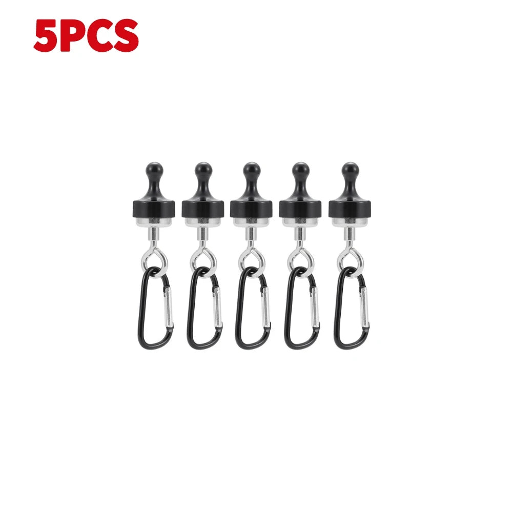 Magnetic Hooks – Heavy Duty Steel Hangers for Outdoor Camping and Tents