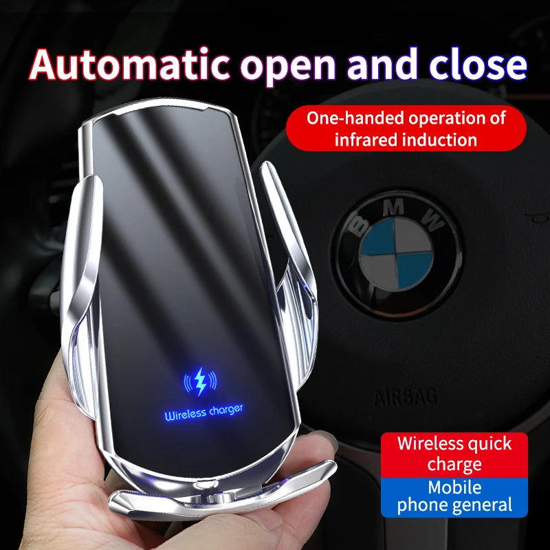 Wireless Charging Phone Mount – Dashboard Holder for Porsche Taycan