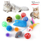 Interactive Cat Play Tunnel – Foldable Mouse and Fish Toy Set for Pets