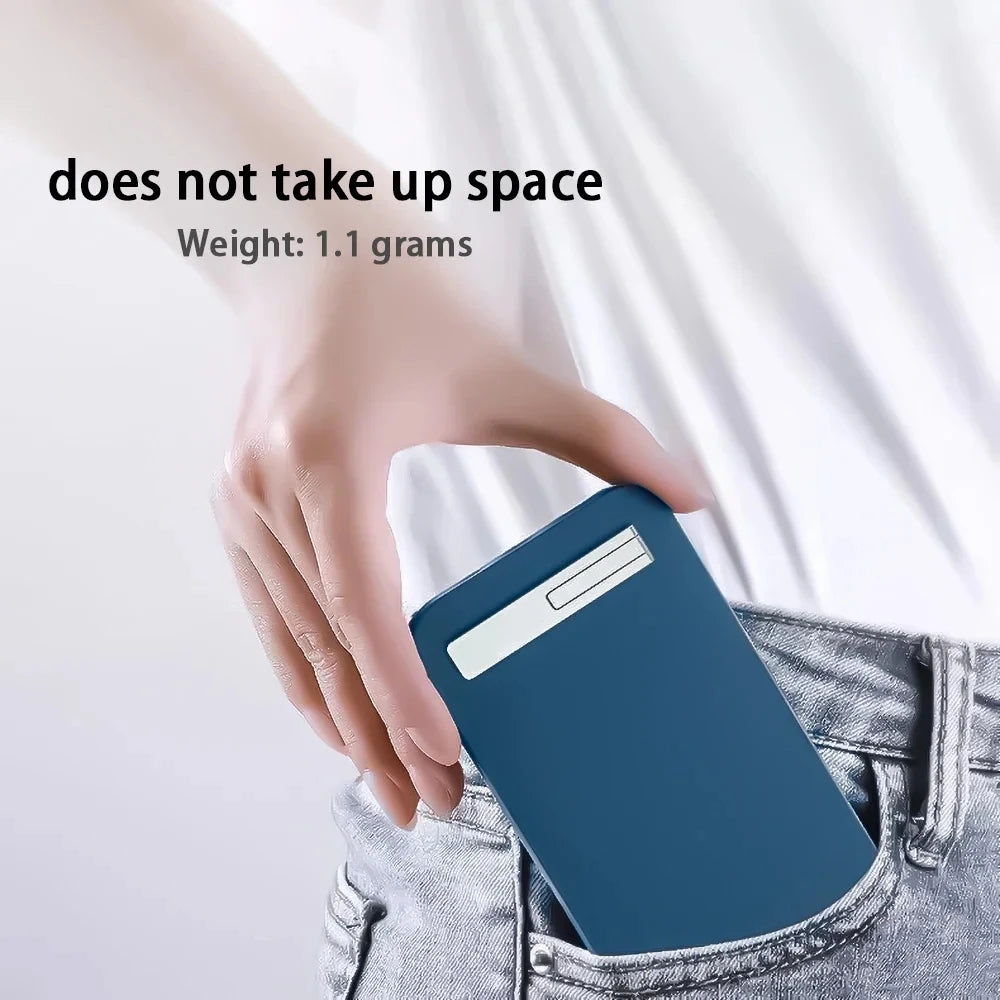 Magnetic Foldable Phone Stand – Ultra Thin Metal Bracket for Desktop Use