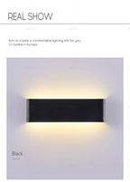 Modern LED Wall Sconce – Minimalist Indoor Lighting for Bedroom and Living Room