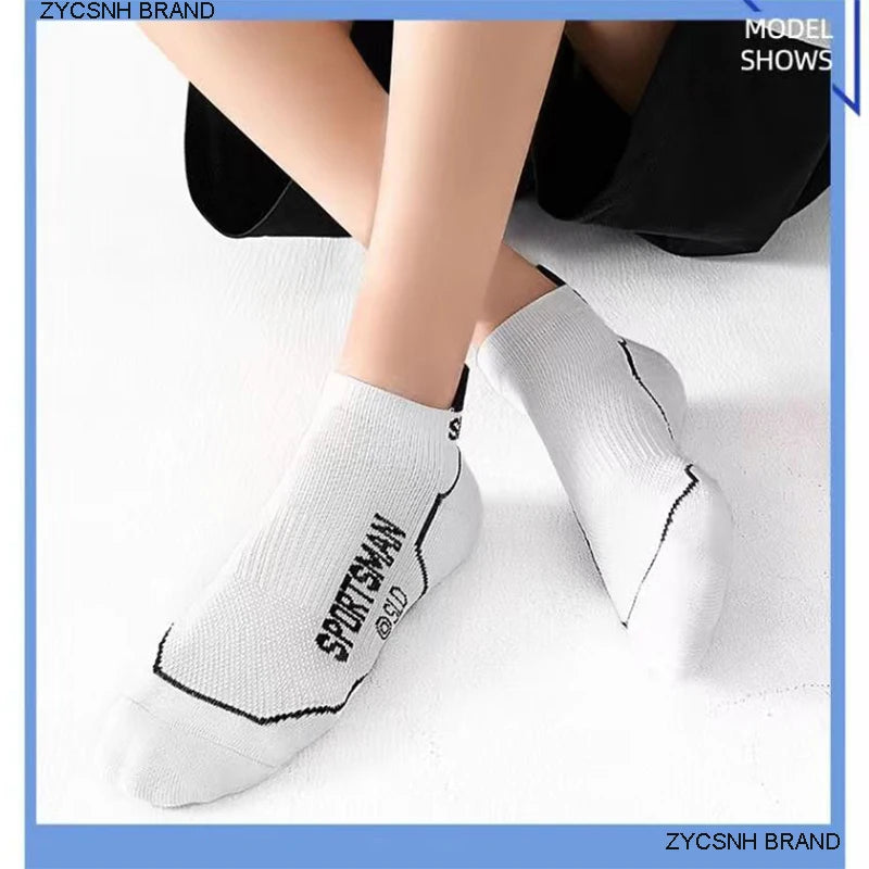 Breathable Cotton Ankle Socks – Lightweight Athletic Footwear for Summer Sports