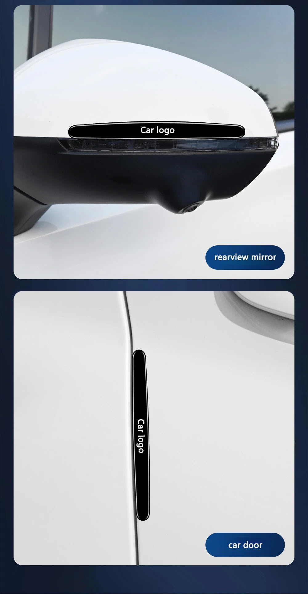 TPU Car Door Handle Protectors – Anti-Scratch Trim for Volkswagen Vehicles