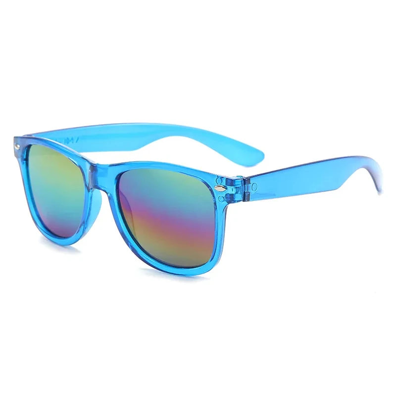 Square Frame Kids Sunglasses – UV Protection Eyewear for Summer Outdoor Play