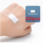 Adhesive Wound Bandages – Transparent Anti-Bacteria Plasters for First Aid
