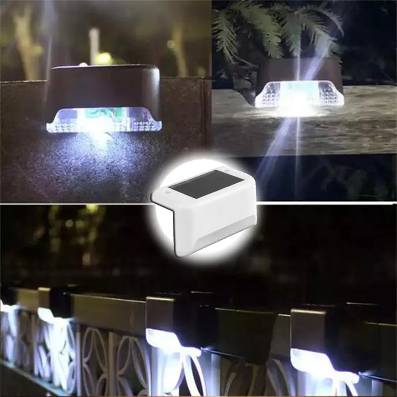Waterproof Solar LED Step Lights – Outdoor Stair Lighting for Garden Patio