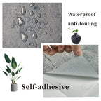 Cement Gray Adhesive Wallpaper – 55cm Industrial Retro Decor for Home Walls