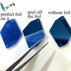Acrylic Mirror Flat Back Beads – Sew-On Rhinestones for Clothing Embellishment