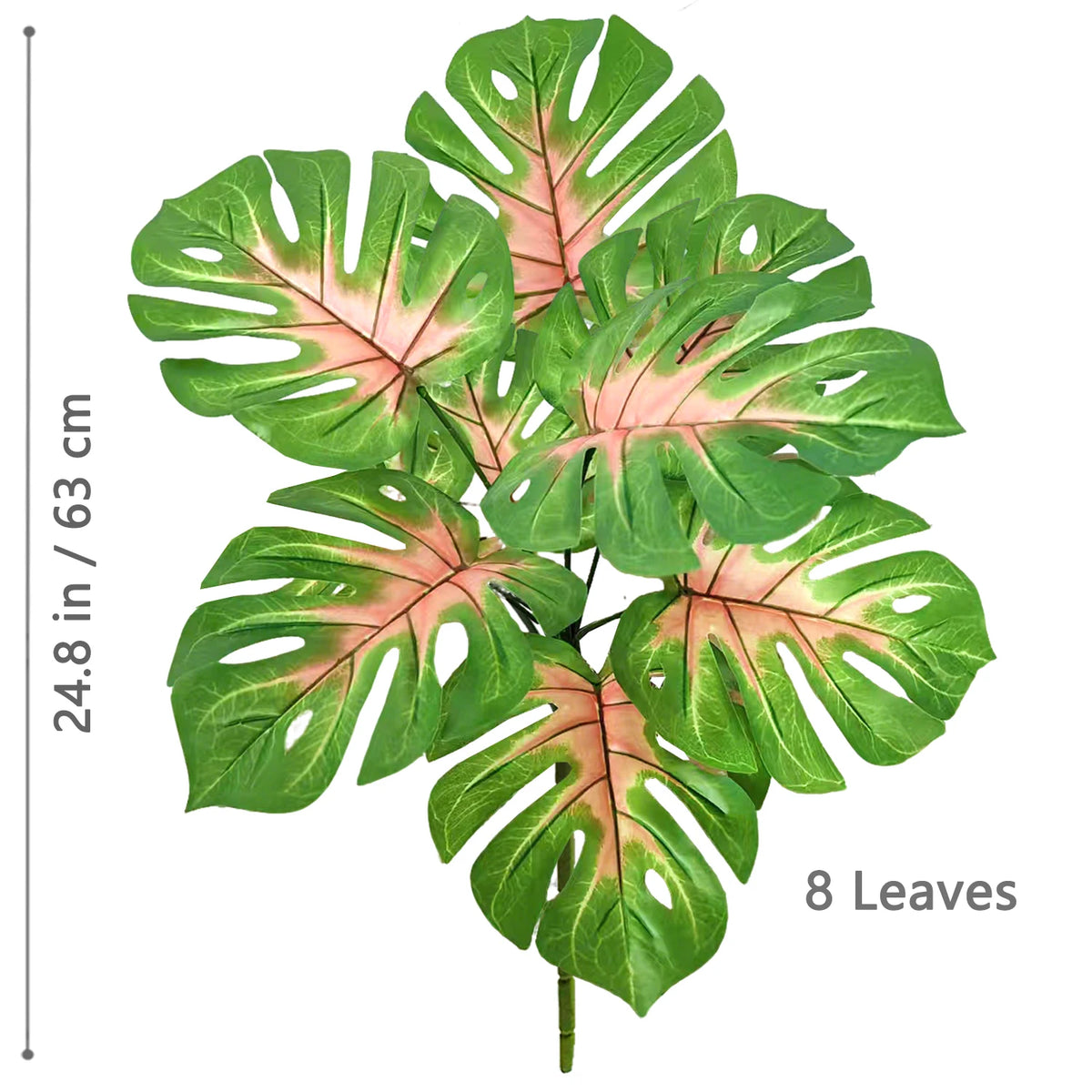 Artificial Monstera Plant – 104cm Plastic Palm Tree for Home Office Decor
