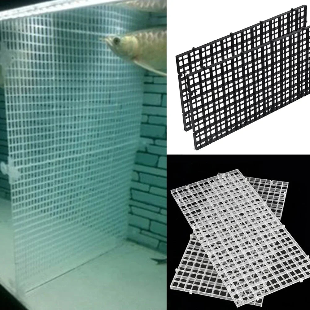 Plastic Aquarium Divider Grid – Mesh Filter Tray for Fish Tank Isolation