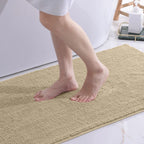 Chenille Bathroom Mat – Ultra Soft Absorbent Non-slip Rug for Shower Floors