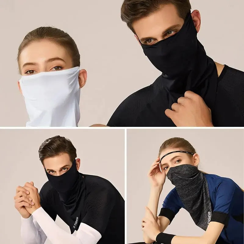 Ice Fabric Face Mask – UV Protection Bandana for Cycling and Outdoor Sports