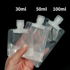 Refillable Travel Pouches – Leakproof Cosmetic Bags for Toiletries and Liquids