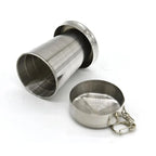 Stainless Steel Telescopic Cup – Portable Folding Drinkware for Camping