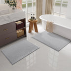 Chenille Bathroom Mat – Ultra Soft Absorbent Non-slip Rug for Shower Floors