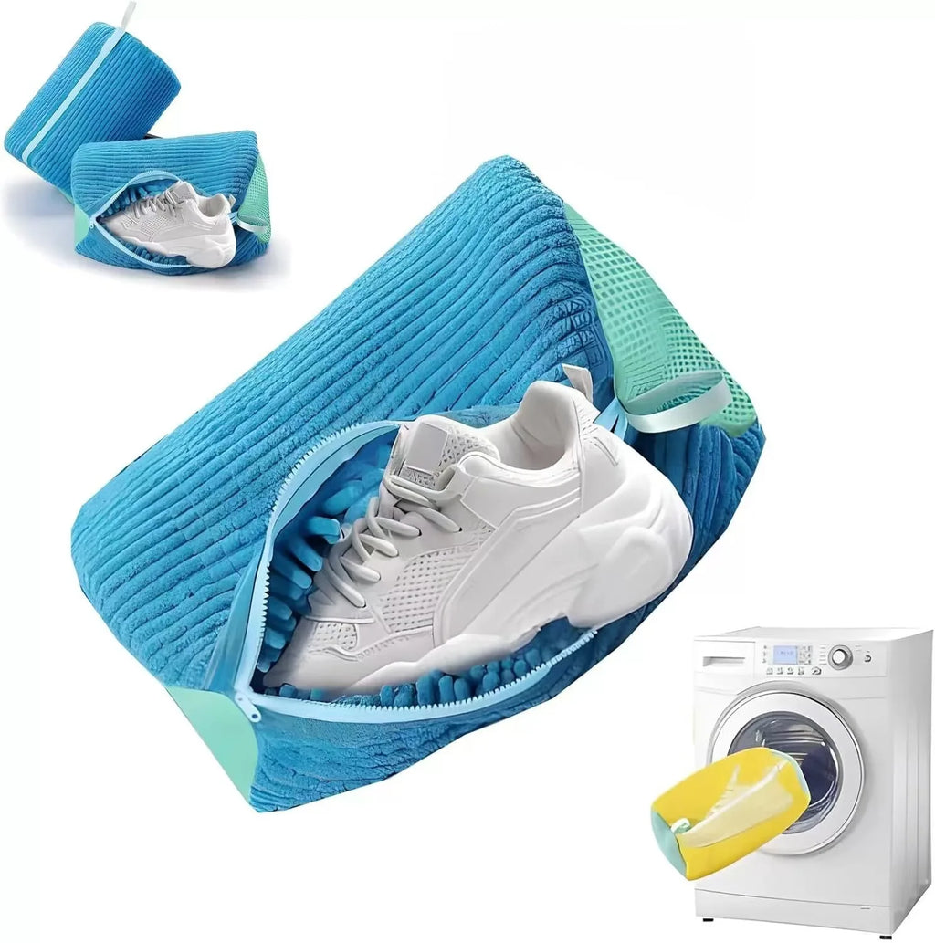 Padded Shoe Laundry Bag – Anti-Deformation Mesh Protector for Machine Washing