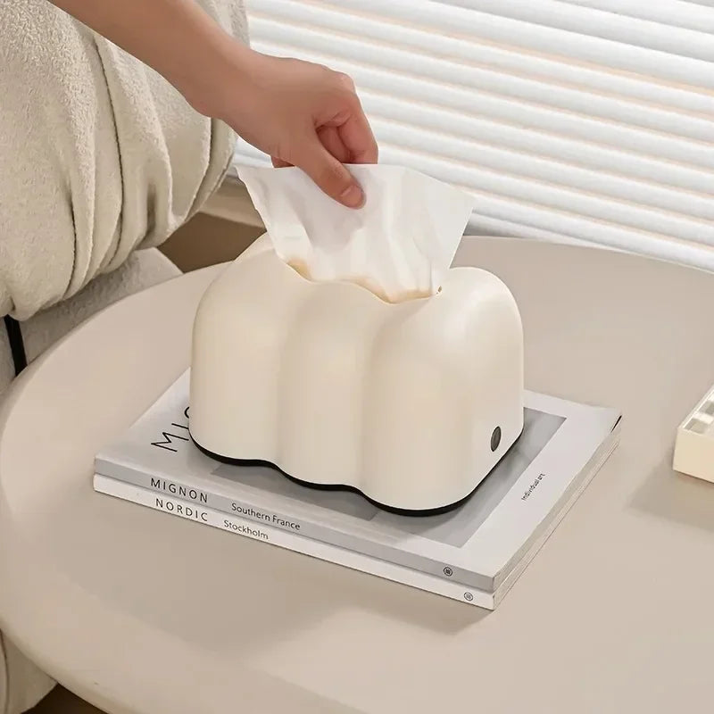Cloud Tissue Box Holder – Wall Mounted Decorative Ornament for Home and Car
