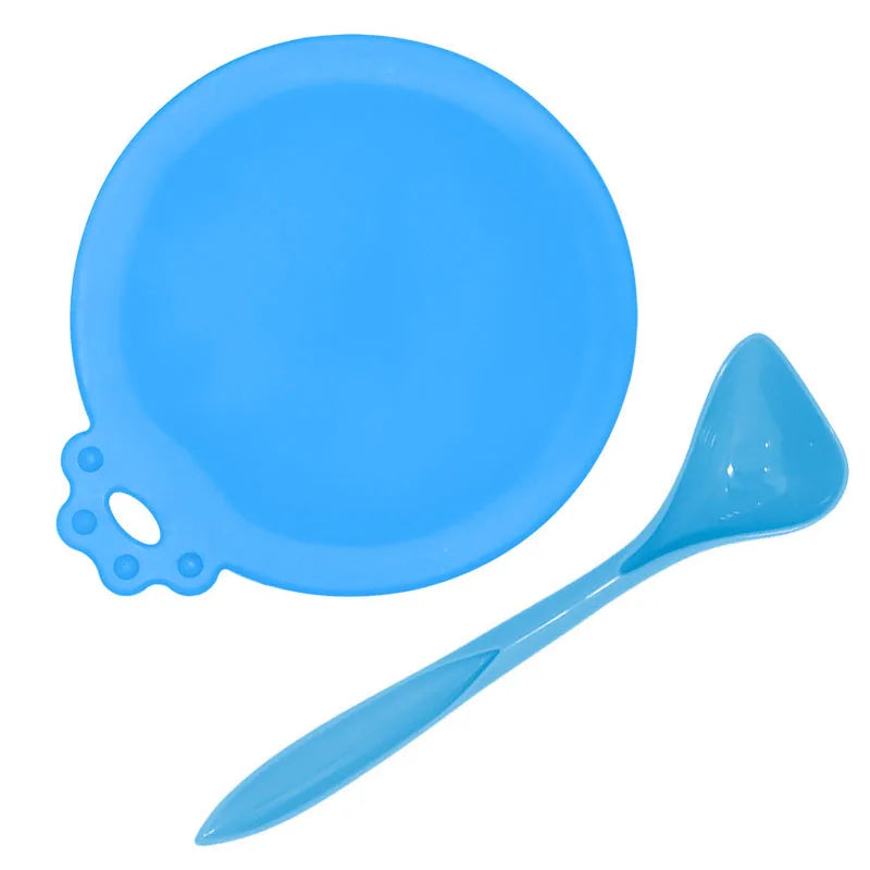 Silicone Pet Food Can Lids and Spoon – Airtight Seal for Dog and Cat Storage