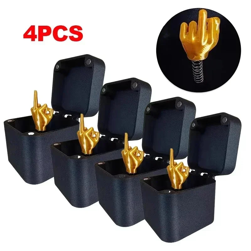 Middle Finger Pop-Up Box – Funny Prank Gift for Office Desk Decoration