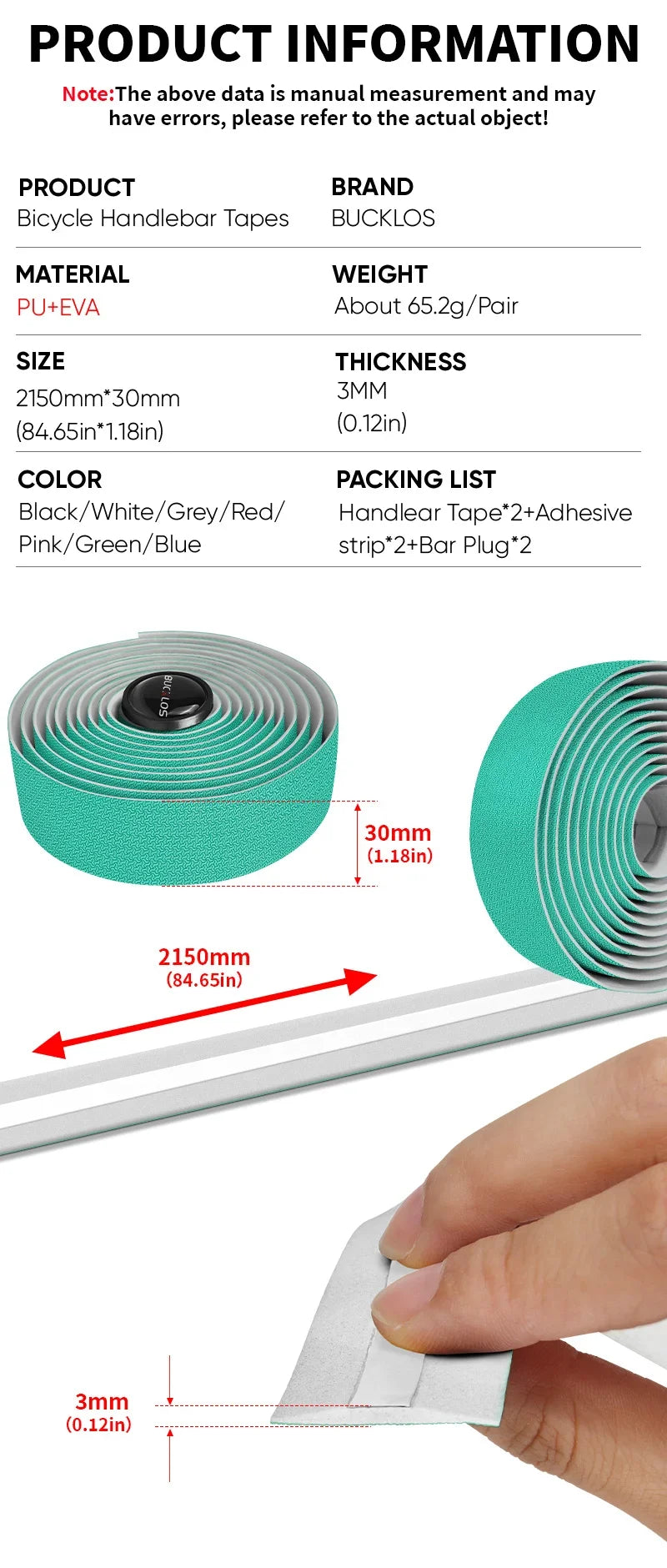 Road Bicycle Handlebar Tape – Anti-slip Breathable Grip for Cycling