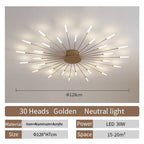 Modern Fireworks LED Ceiling Lamp – Decorative Chandelier for Living Room