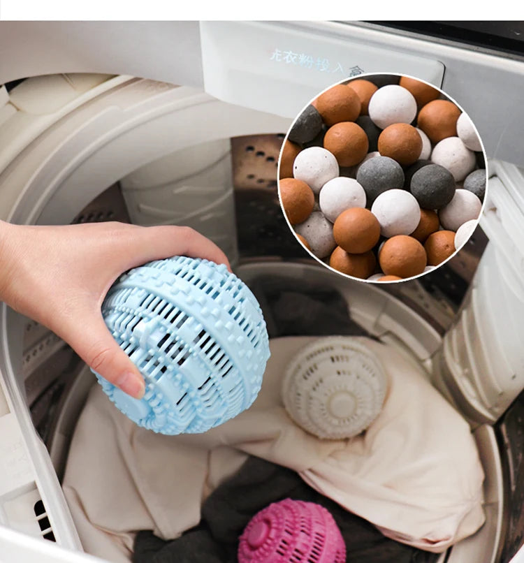 Reusable PVC Laundry Ball – 10cm Clothes Softener for Washing Machine