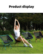 Folding Moon Chair – Lightweight Aluminum Portable Chair for Camping