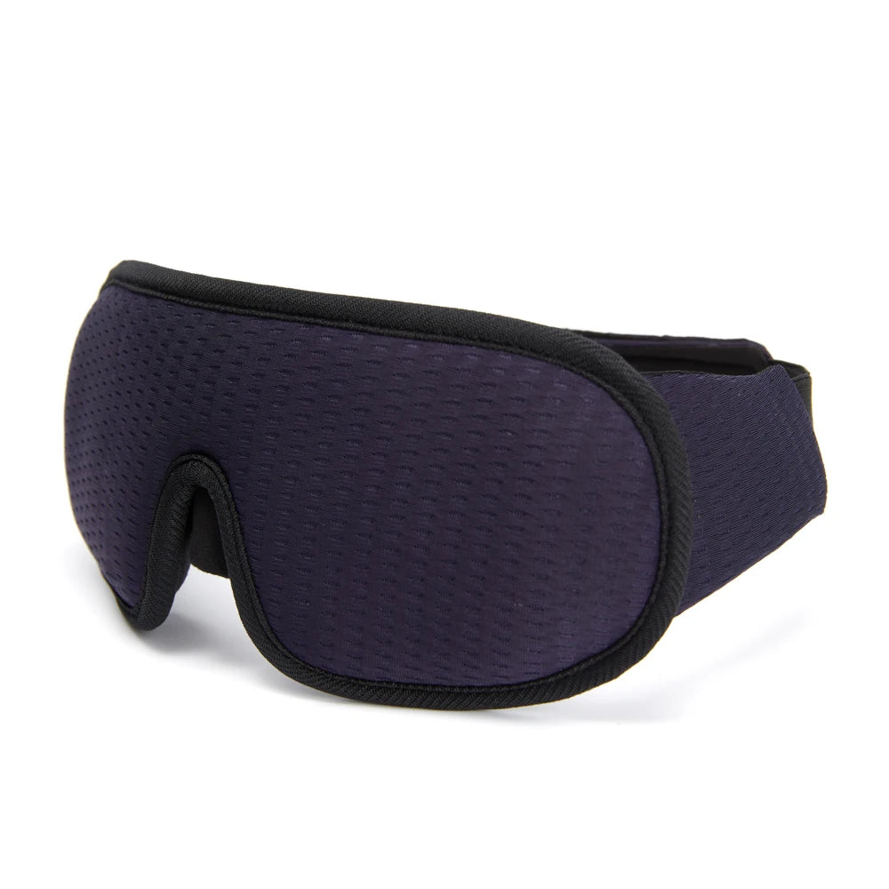 Soft 3D Contoured Eye Mask – Breathable Light Blocking for Travel Sleeping
