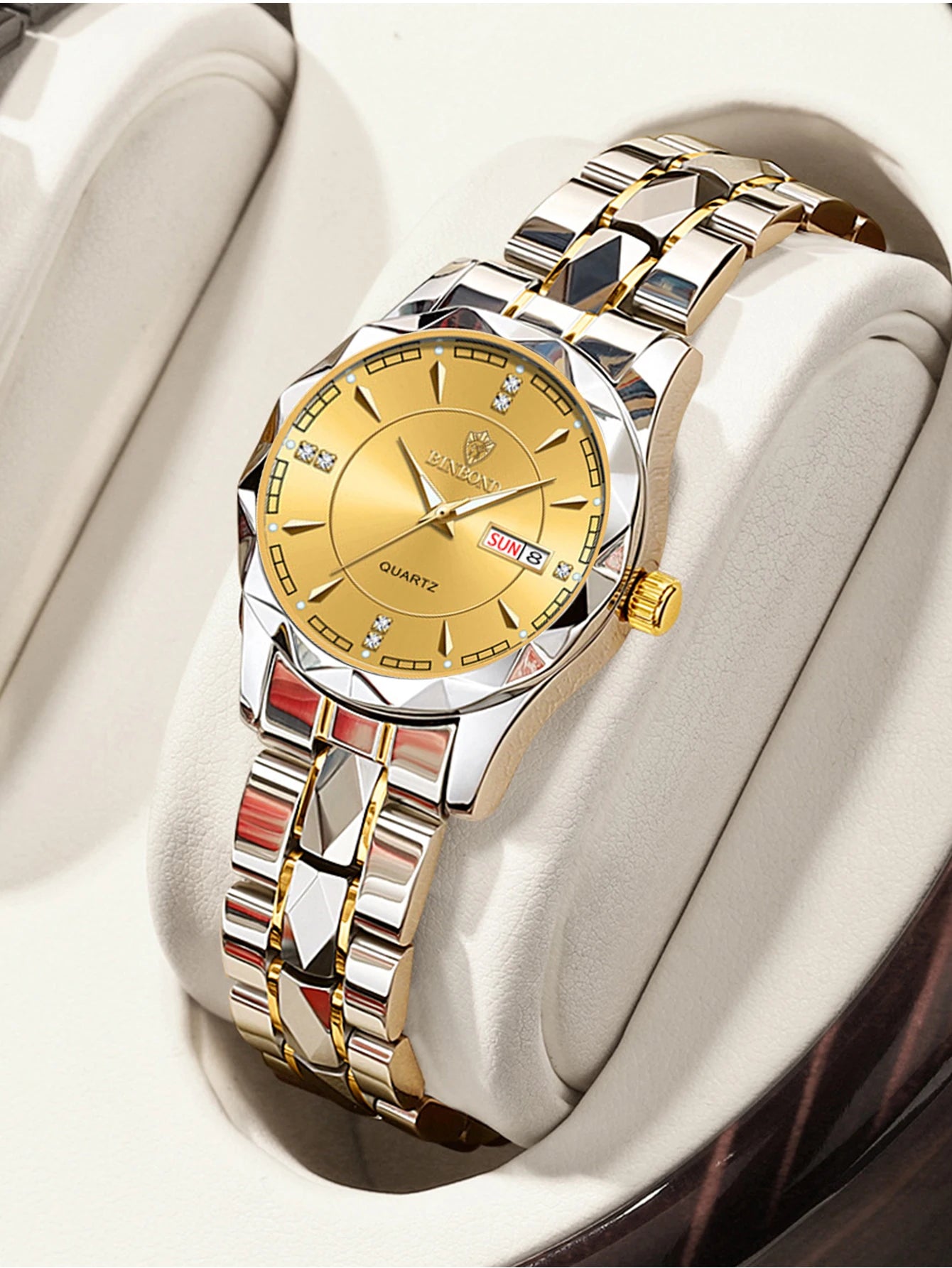 Stainless Steel Quartz Watch – Waterproof Luminous Accessory for Women