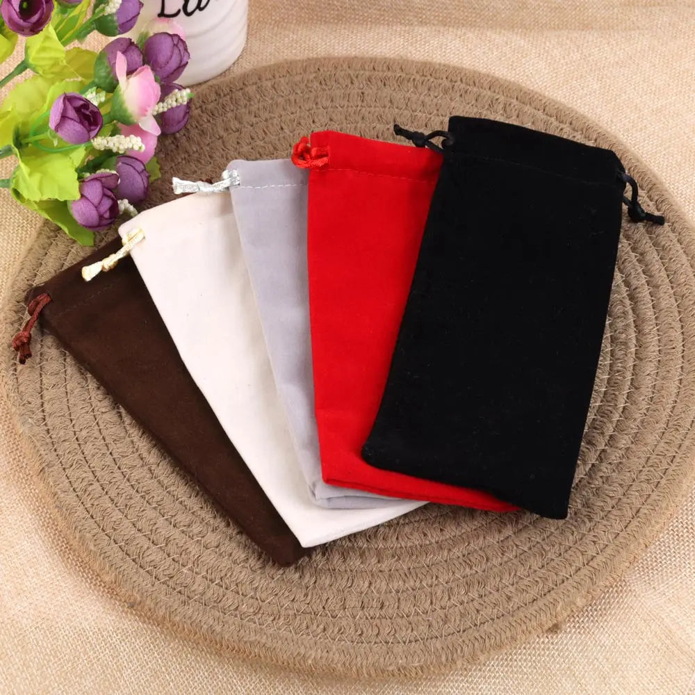 Velvet Drawstring Pouches – Small Jewelry Gift Bags for Wedding Favors