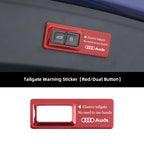 Tailgate Warning Sticker – Reflective Decal for Audi S-Line Trunk Access