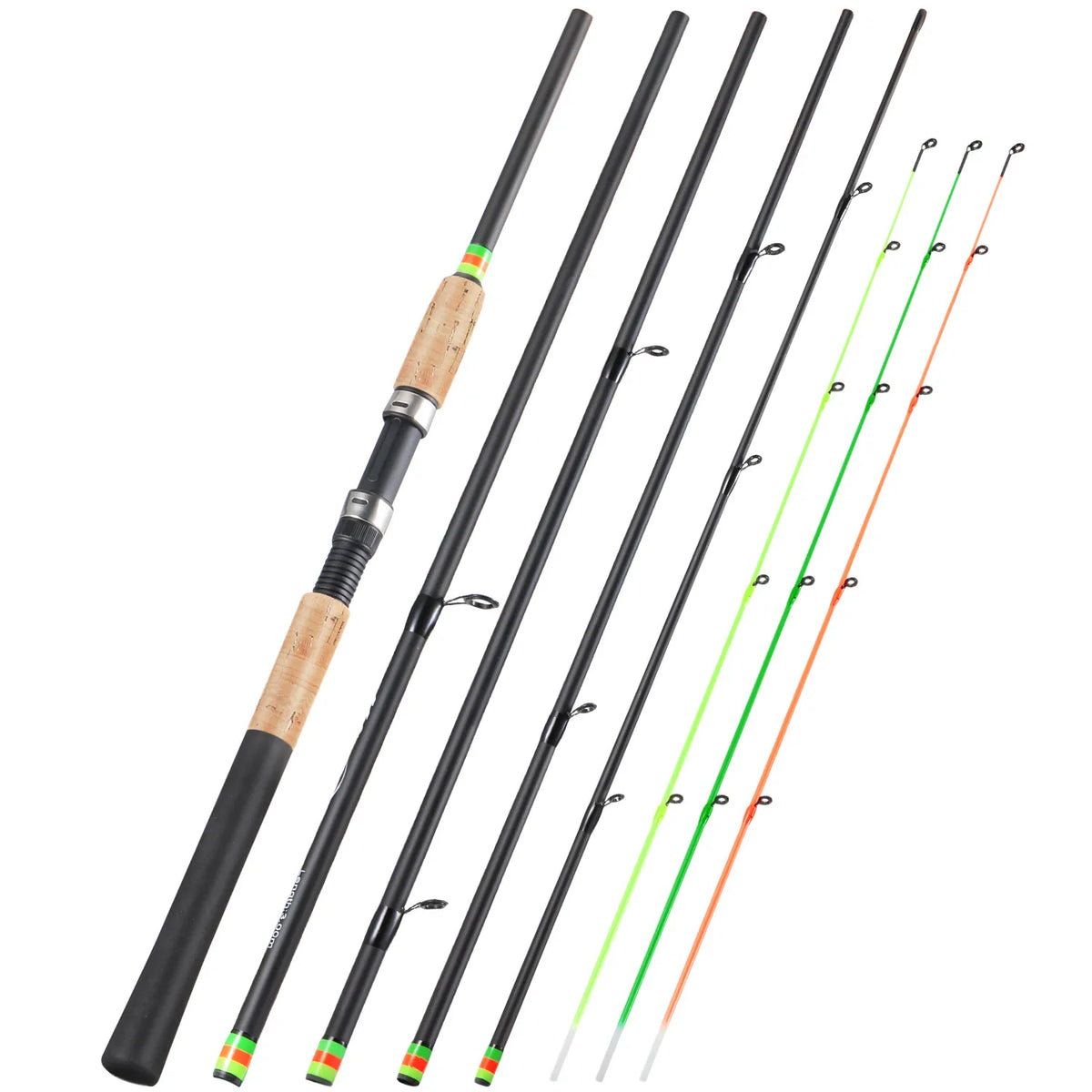Carbon Fiber Feeder Fishing Rod – 3M Cork Handle Pole for Carp Angling