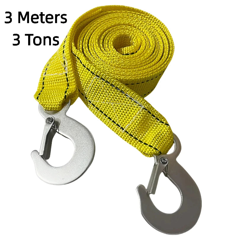 Heavy Duty Tow Rope – 3M to 4M Trailer Strap for Emergency Car Recovery