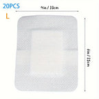 Large Hypoallergenic Non-Woven Adhesive Bandages – Medical Wound Dressings for First Aid