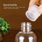 Clear PET Flip Lid Bottles – Travel Size Cosmetic Containers for Liquid Samples