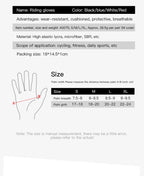 Half Finger Cycling Gloves – Anti-Slip Breathable Mittens for Road MTB Racing