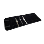 Velvet Watch Roll Bag – Portable Jewelry Organizer for Travel Storage