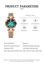 Elegant Stainless Steel Quartz Watch – Luxury Fashion Accessory for Women