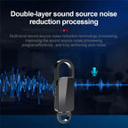 Mini Keychain Voice Recorder – Portable Digital Dictaphone for Meetings and Lectures