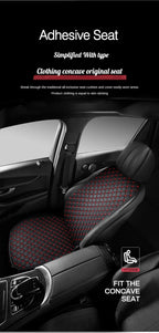 Universal PU Leather Car Seat Cover – Minimalist Soft Cushion for Auto Interior