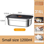 304 Stainless Steel Bento Box – Leak-Proof Food Container for Camping Lunch