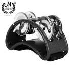 Foot Tambourine with Metal Jingles – Percussion Instrument for Drumming