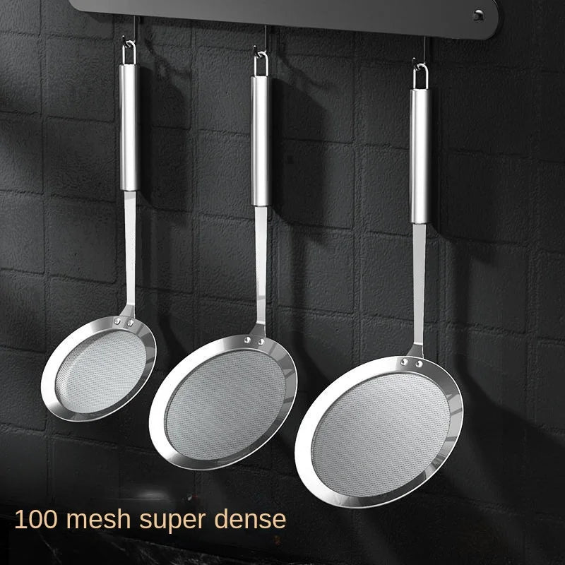 Stainless Steel Mesh Strainer – Fine Sieve for Kitchen Food Filtering