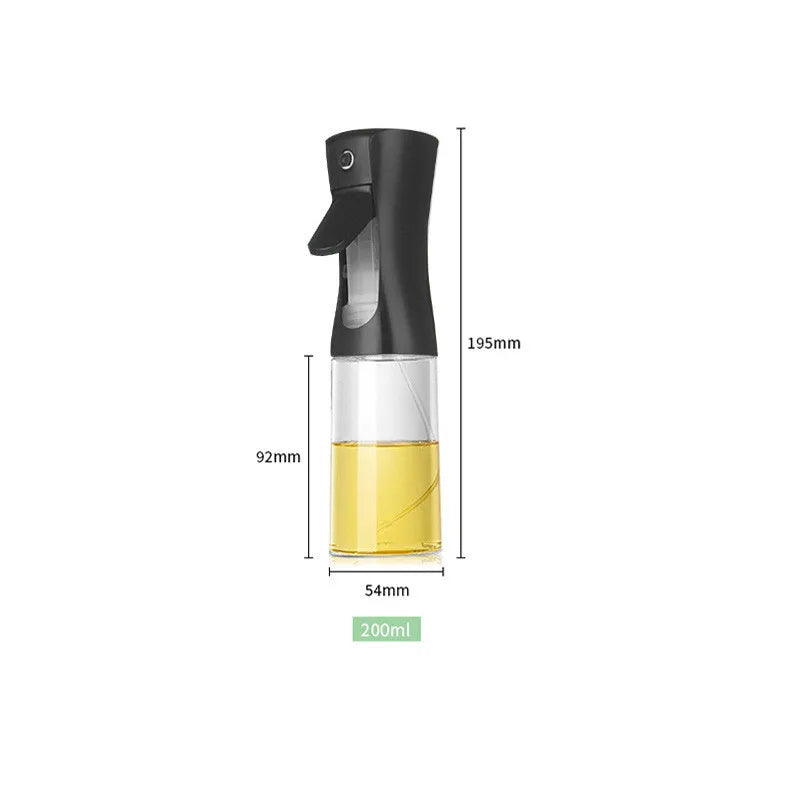 Glass Oil Dispenser Bottle – 2-in-1 Spray and Pour for Kitchen Cooking