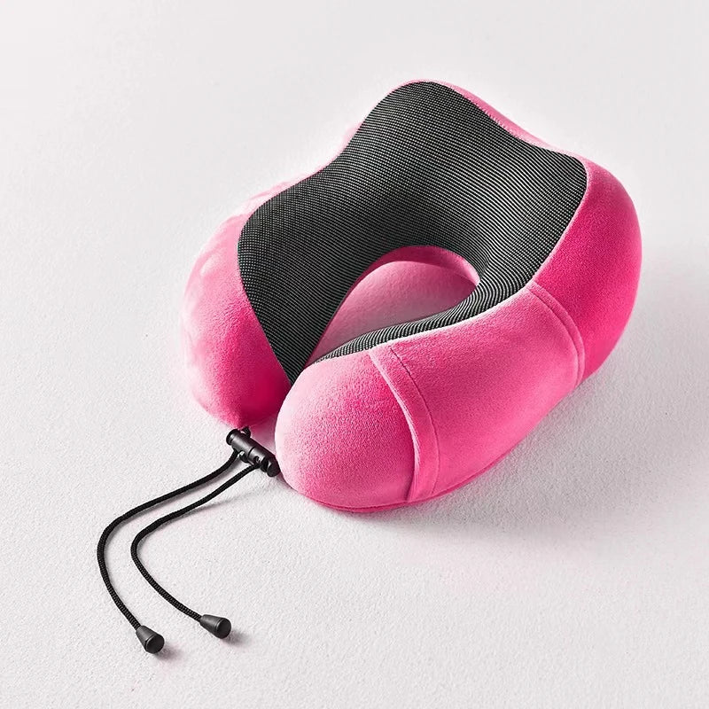 U-Shaped Memory Foam Neck Pillow – Cervical Orthopedic Support for Travel