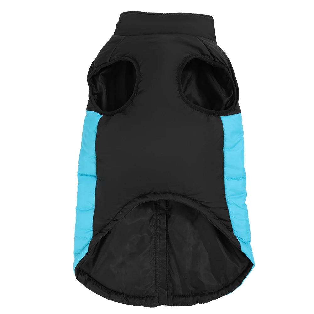 Reflective Dog Jacket – Windproof Winter Coat with D-ring for Small Dogs